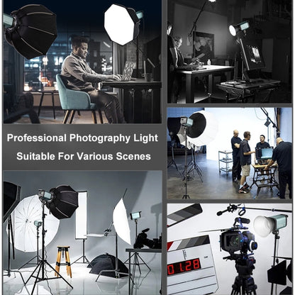 VLOGLITE P100 Professional Photography Video Fill Light 100W High Powerful Bright COB LED Light, Plug:UK Plug -  by VLOGLITE | Online Shopping UK | buy2fix