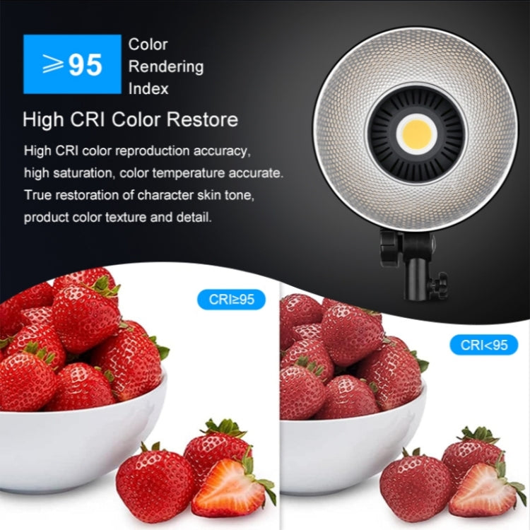 VLOGLITE P100 Professional Photography Video Fill Light 100W High Powerful Bright COB LED Light, Plug:UK Plug -  by VLOGLITE | Online Shopping UK | buy2fix