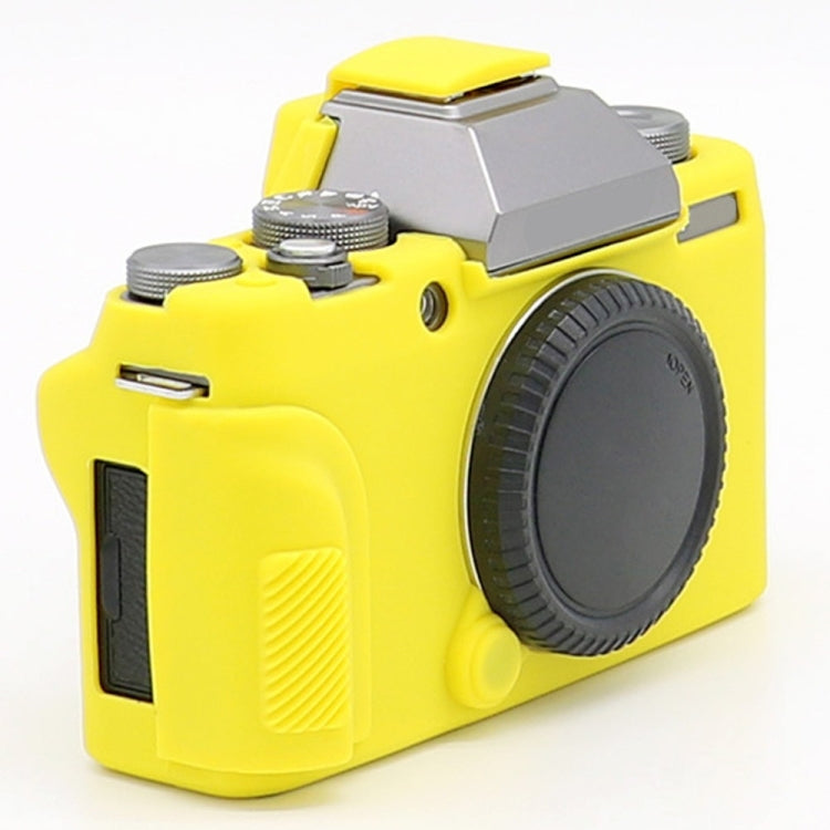 Richwell Soft Silicone TPU Skin Body Rubber Camera Case Bag Full Cover for Fujifilm Fuji X-T100 Digital Camera(Yellow) - Protective Case by Richwell | Online Shopping UK | buy2fix