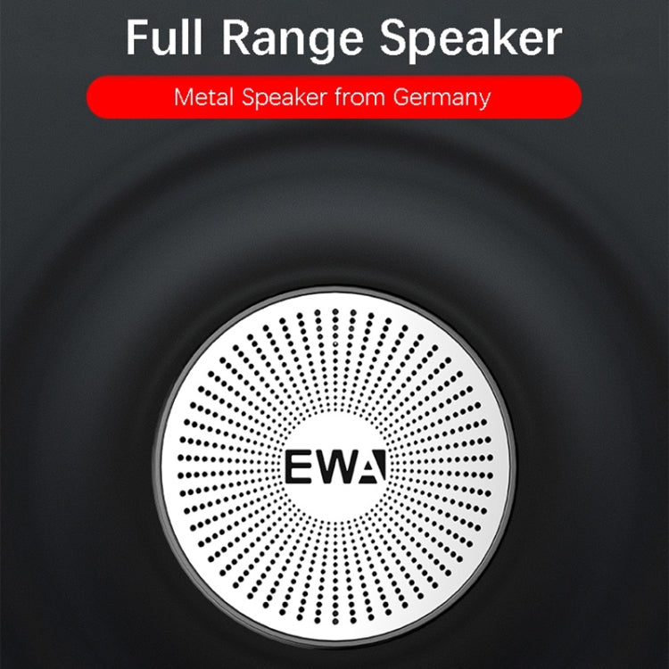 EWA A103 Portable Bluetooth Speaker Wireless Heavy Bass Bomm Box Subwoofer Phone Call Surround Sound Bluetooth Shower Speaker(Red) - Mini Speaker by EWA | Online Shopping UK | buy2fix