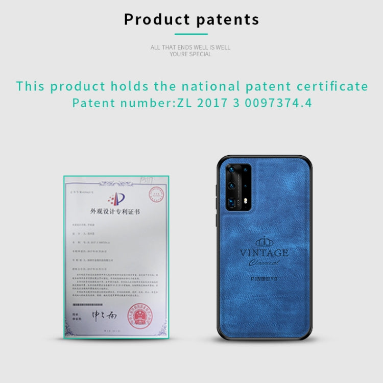 For Huawei P40 pro / P40pro+ PINWUYO Zun Series PC + TPU + Skin Waterproof And Anti-fall All-inclusive Protective Shell(Blue) - Huawei Cases by PINWUYO | Online Shopping UK | buy2fix