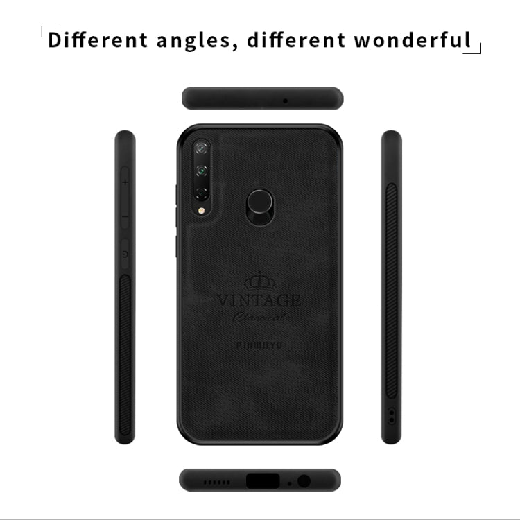 For Huawei Y7P/P40Lite E/Honor9C PINWUYO Zun Series PC + TPU + Skin Waterproof And Anti-fall All-inclusive Protective Shell(Black) - Huawei Cases by PINWUYO | Online Shopping UK | buy2fix