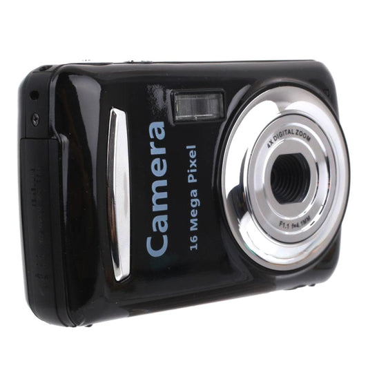 2.4 Inch 16MP 720P Mini LSR Cam Digital Camera for Kids Baby Cute Cartoon Multifunction Toy Camera Children Birthday(Black) - Consumer Electronics by buy2fix | Online Shopping UK | buy2fix