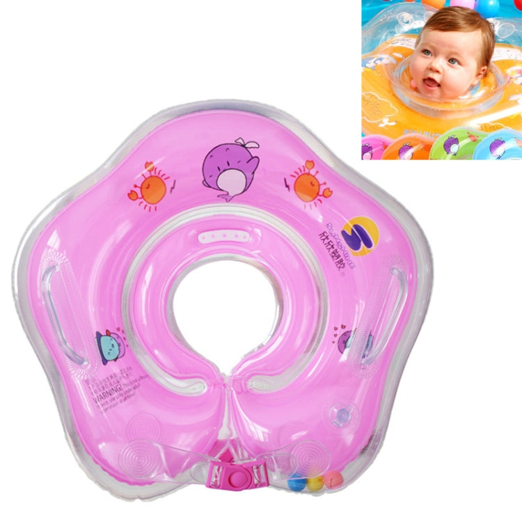 Circle Shaped Inflatable Baby Children Swimming Neck Ring(Pink) - Outdoor & Sports by buy2fix | Online Shopping UK | buy2fix