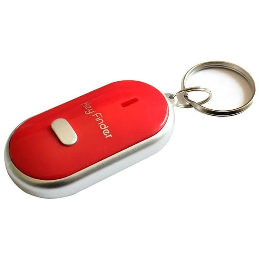 Mini LED Whistle Key Finder Flashing Beeping Remote Lost Keyfinder Locator Keyring for children(red) - Security by buy2fix | Online Shopping UK | buy2fix