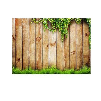 2.1m x 1.5m Flower Vine Vintage Wooden Board for Children Photographing Photography Background Cloth - Camera Accessories by buy2fix | Online Shopping UK | buy2fix