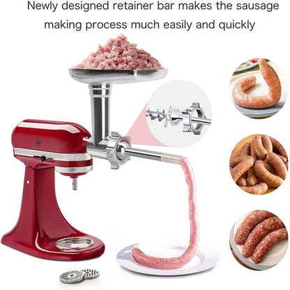 For KitchenAid Home Meat Grinders Making Accessories Tool Set(KA Meat Grinder Pass) - Home & Garden by buy2fix | Online Shopping UK | buy2fix