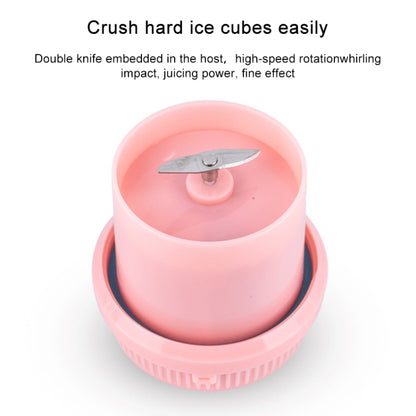 Portable USB Rechargeable Mini Household Electric Fruit Juicer(Pink) - Home & Garden by buy2fix | Online Shopping UK | buy2fix