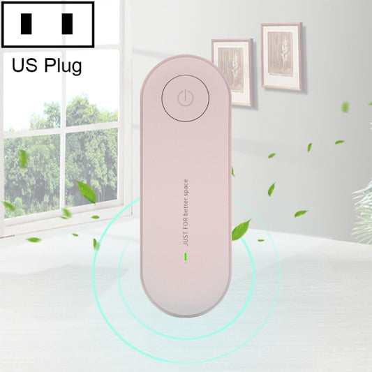 Mini Anion Air Purifier Smoke PM2.5 Remove Toilet Kitchen Air Purifier, Plug Type:US Plug(Pink) - Home & Garden by buy2fix | Online Shopping UK | buy2fix