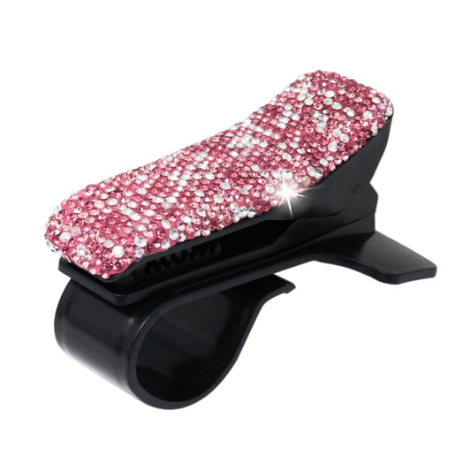 Diamond Car Phone Holder 360 Degree Rotating Creative Car Dashboard Mobile Holders(Pink Color Mixing) - Car Holders by buy2fix | Online Shopping UK | buy2fix