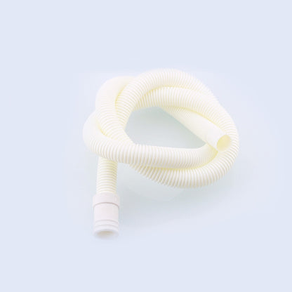 2 PCS 18mm Diameter Plastic Drain Pipe Water Outlet Extension Hose with Clamp for Semi-automatic Washing Machine / Air Conditioner, Size:1m Length - Home & Garden by buy2fix | Online Shopping UK | buy2fix