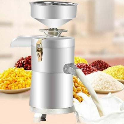 130/1800W Household Stainless Steel Refiner Large Capacity  Slurry Separation Fresh Grinding Soymilk Tofu Machine, CN Plug(Silver) - Home & Garden by buy2fix | Online Shopping UK | buy2fix
