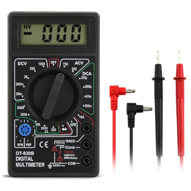 DT830B Mini Digital Multimeter Electrical Instrument - Consumer Electronics by buy2fix | Online Shopping UK | buy2fix