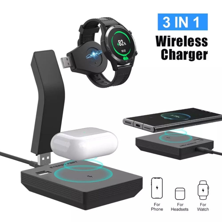 For Xiaomi Smart Watch Earphone Phone Wireless Charger - Charger by buy2fix | Online Shopping UK | buy2fix
