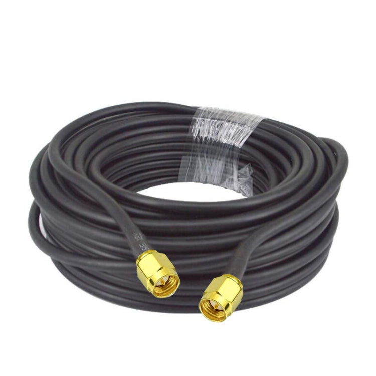 SMA Male To SMA Male RG58 Coaxial Adapter Cable, Cable Length:5m - Connectors by buy2fix | Online Shopping UK | buy2fix