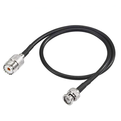 BNC Male To UHF Female RG58 Coaxial Adapter Cable, Cable Length:1m - Connectors by buy2fix | Online Shopping UK | buy2fix