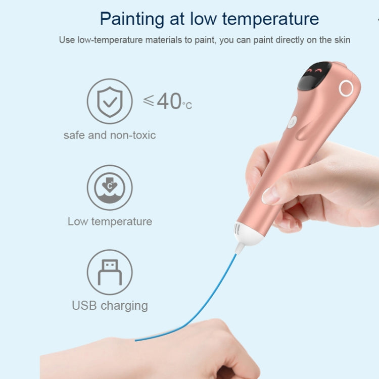 3D Printing Pen Low Temperature Painting Pen With 180m PCL(Blue) - Consumer Electronics by buy2fix | Online Shopping UK | buy2fix