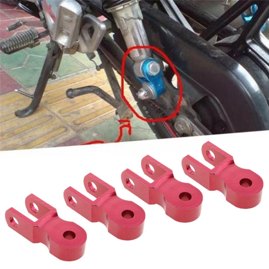 2 Pairs Shock Absorber Extender Height Extension for Motorcycle Scooter, Size: Large(Red) - In Car by buy2fix | Online Shopping UK | buy2fix