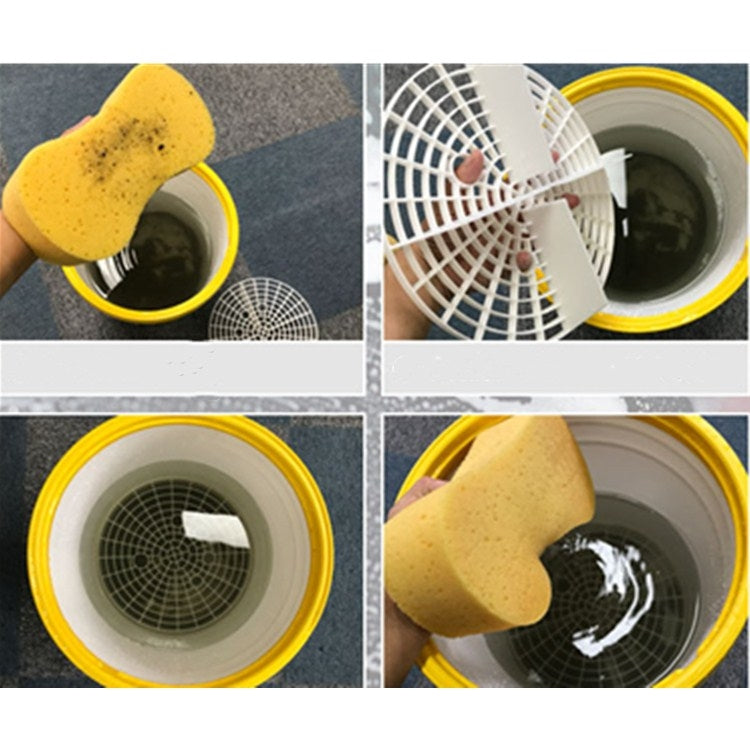 Car Washing Filter Sand And Stone Isolation Net, Size:Diameter 23.5cm(Yellow) - Car washing supplies by buy2fix | Online Shopping UK | buy2fix