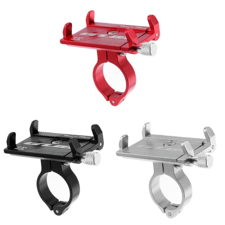 G-81 Bicycle Aluminum Alloy Mobile Phone Navigation Bracket Riding Equipment(Red) - Holders by buy2fix | Online Shopping UK | buy2fix