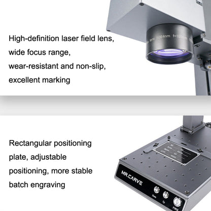 DAJA M1 Pro 10W Metal Nameplate High Precision Characters Laser Carving Machine, Style:Industrial Software(EU Plug) - Consumer Electronics by DAJA | Online Shopping UK | buy2fix