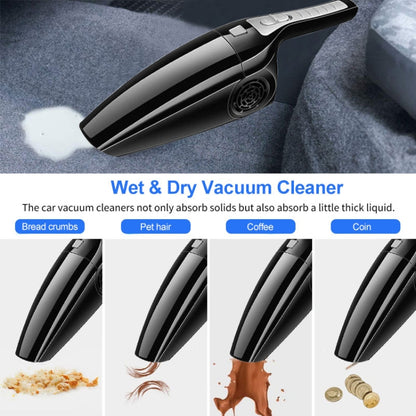 Car Vacuum Cleaner High Power 120W Home Car Dual-use Vacuum Cleaner Powerful Dry and Wet Wired Models Seventh Generation(White) - Vacuum Cleaner by buy2fix | Online Shopping UK | buy2fix