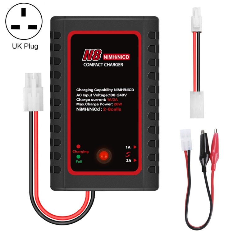 HTRC N8 Ni-MH Ni-Cr Battery Charger Smart Balance Charger, UK Plug - Charger by HTRC | Online Shopping UK | buy2fix