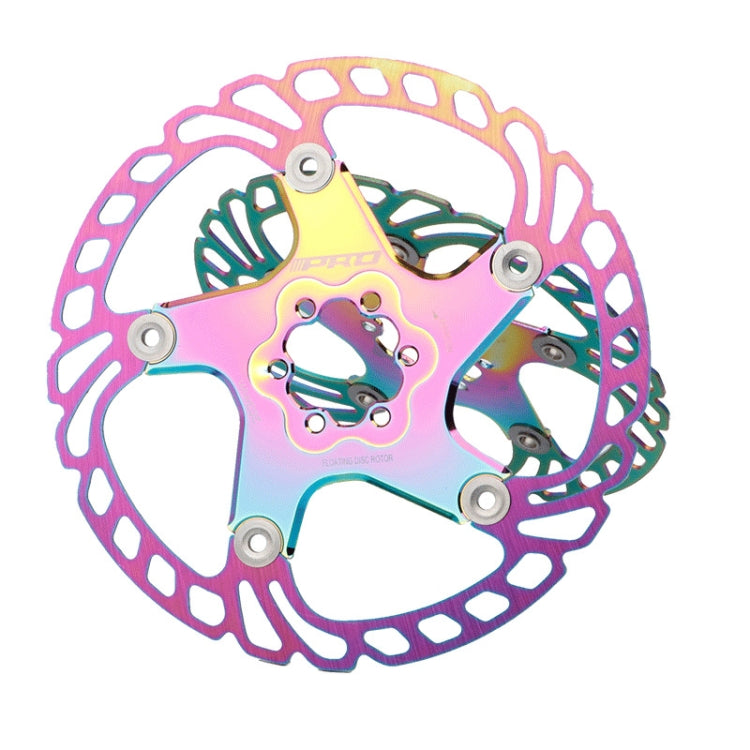 IIIPRO Floating Disc Road Mountain Bike Six Nail Disc Brake Disc, Size:160mm(Colorful) - Others by IIIPRO | Online Shopping UK | buy2fix