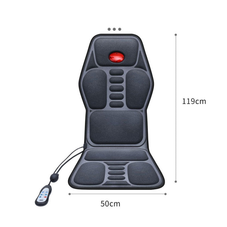 YJ-308 Car Massager Cervical Spine Neck Waist Car Home Heating Whole Body Multifunctional Massage Mat, Specification: Classic Version - Seat Accessories by buy2fix | Online Shopping UK | buy2fix