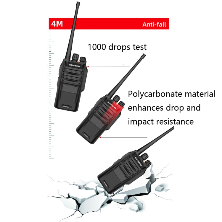 Baofeng BF-S56MAX High-power Waterproof Handheld Communication Device Walkie-talkie, Plug Specifications:EU Plug - Consumer Electronics by Baofeng | Online Shopping UK | buy2fix