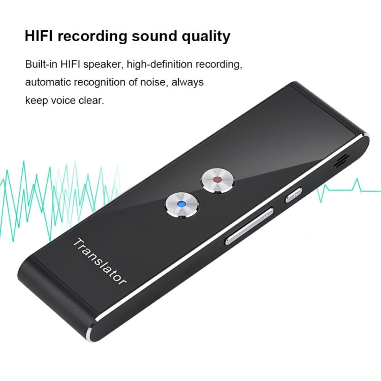 Portable Smart Voice Translator Upgrade Version for Learning Travel Business Meeting 3 in 1 voice Text Photo Language Translator(Black) - Consumer Electronics by buy2fix | Online Shopping UK | buy2fix