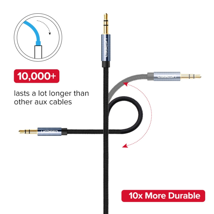 Ugreen AV112 Audio Cable 3.5mm Speaker Line Aux Cable, Length:5m(Blue) - Computer & Networking by Ugreen | Online Shopping UK | buy2fix