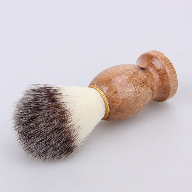 Wood Handle Hair Shaving Brush Facial Beard Cleaning Appliance Shave Salon Badger Hair Tool Razor Brush - Hair Trimmer by buy2fix | Online Shopping UK | buy2fix