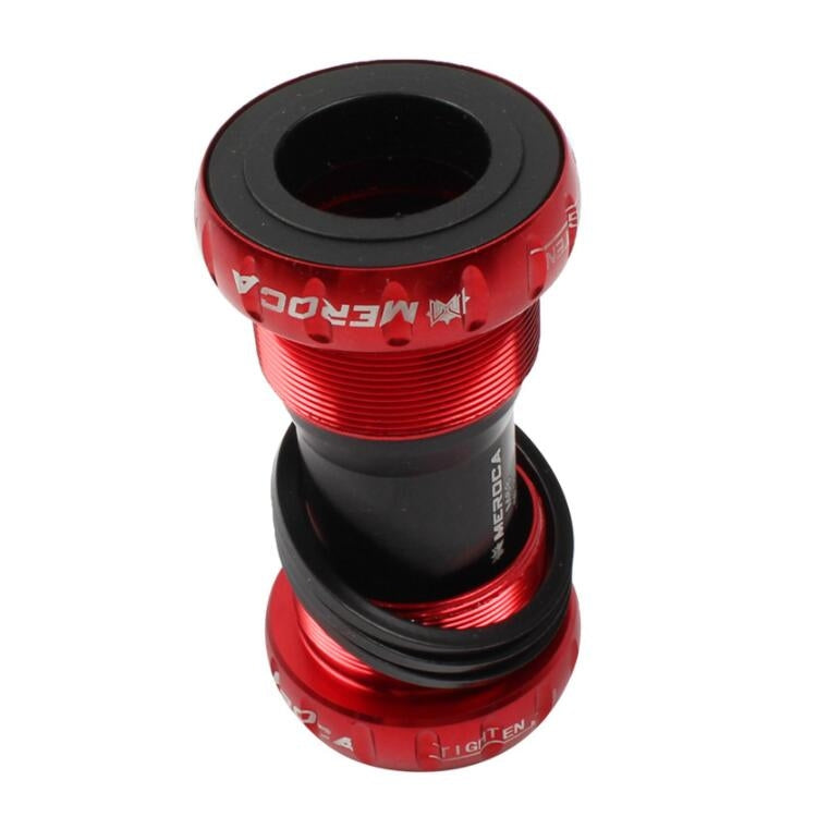 Meroca Mountain Bike Bottom Axle One Hollow Bb Bicycle Screw-In Bottom(Red) - Outdoor & Sports by buy2fix | Online Shopping UK | buy2fix