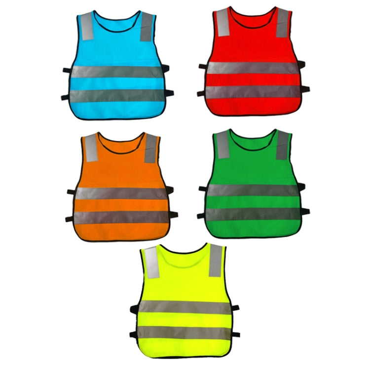 Safety Kids Reflective Stripes Clothing Children Reflective Vest(Orange) - Reflective Safety Clothing by buy2fix | Online Shopping UK | buy2fix
