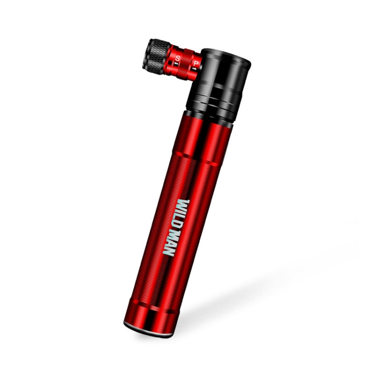 WILD MAN Mountain Road Bike Portable Bicycle Pump Us And French Mouth Universal Pump Mini Basketball Football Pump(Red) - Outdoor & Sports by WILD MAN | Online Shopping UK | buy2fix