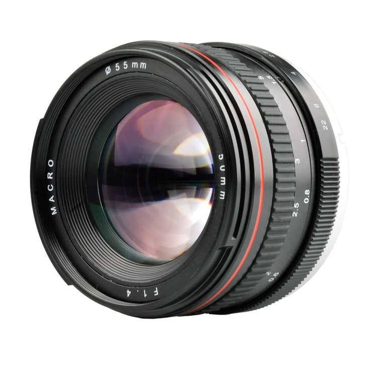 Lightdow EF 50mm F1.4 USM Large Aperture Portrait Fixed Focus Lens for Canon - Camera Accessories by Lightdow | Online Shopping UK | buy2fix