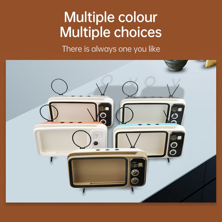 Q02 Retro Desktop Lazy Live TV Phone Holder for 4.7~6.2 inch Display Mobile Phone(Orange) - Desktop Holder by buy2fix | Online Shopping UK | buy2fix