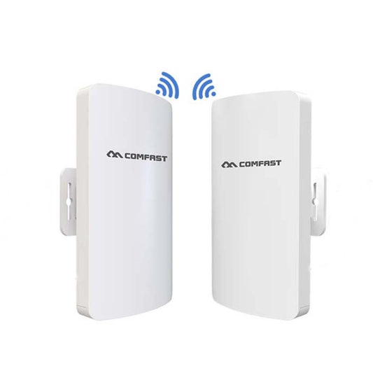 1 Pair COMFAST CF-E113A 3KM 300Mbps 5.8 Ghz High-Power Outdoor Engineering CPE Matching Bridge Set, US/EU Plug - Computer & Networking by COMFAST | Online Shopping UK | buy2fix