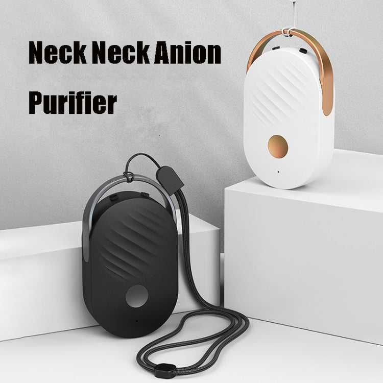 DQ503 Neck Anion Purifier Deodorization Aldehyde Removal Wireless Portable Air Purifier(Black) - Home & Garden by buy2fix | Online Shopping UK | buy2fix
