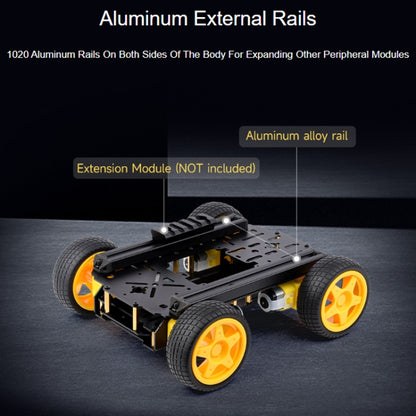 Waveshare Smart Mobile Robot Chassis Kit, Chassis:Normal(Normal Wheels) - Consumer Electronics by Waveshare | Online Shopping UK | buy2fix