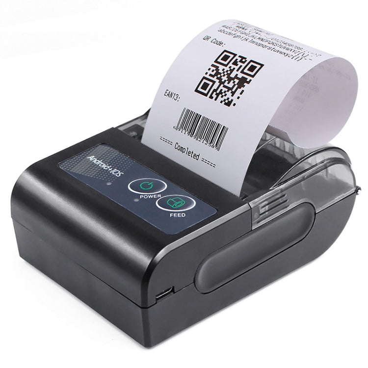 58HB6 Portable Bluetooth Thermal Printer Label Takeaway Receipt Machine, Supports Multi-Language & Symbol/Picture Printing, Model: EU Plug (Spanish) - Consumer Electronics by buy2fix | Online Shopping UK | buy2fix