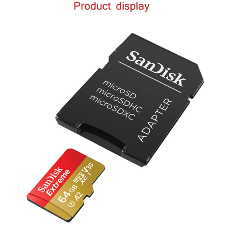 SanDisk U3 High-Speed Micro SD Card  TF Card Memory Card for GoPro Sports Camera, Drone, Monitoring 256GB(A2), Colour: Gold Card - Micro SD Card by SanDisk | Online Shopping UK | buy2fix