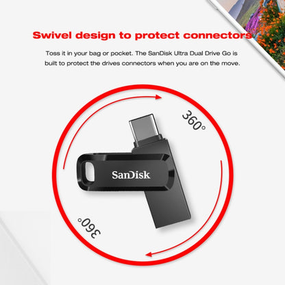 SanDisk Type-C + USB 3.1 Interface OTG High Speed Computer Phone U Disk, Colour: SDDDC3 Black Plastic Shell, Capacity: 32GB - USB Flash Drives by SanDisk | Online Shopping UK | buy2fix