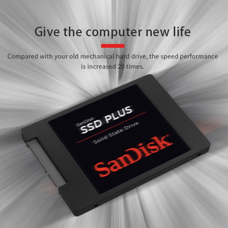 SanDisk SDSSDA 2.5 inch Notebook SATA3 Desktop Computer Solid State Drive, Capacity: 1TB - External Solid State Drives by SanDisk | Online Shopping UK | buy2fix