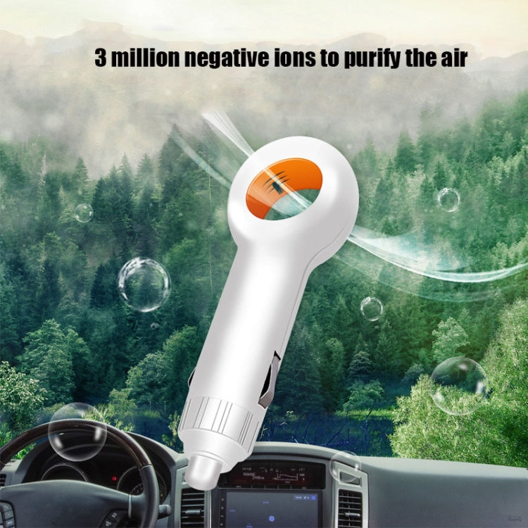 EP501 USB Mini Car Removal Second-hand Smoke PM2.5 Negative Ion Air Purifier(White) - Air Purifier by buy2fix | Online Shopping UK | buy2fix