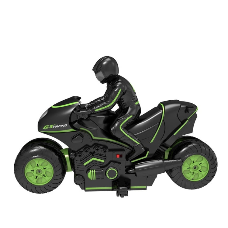 2.4G Remote Control Motorcycle Drifting Rotating High-Speed Side-Tracking Off-Road Motorcycle(Black Green) - RC Cars by buy2fix | Online Shopping UK | buy2fix