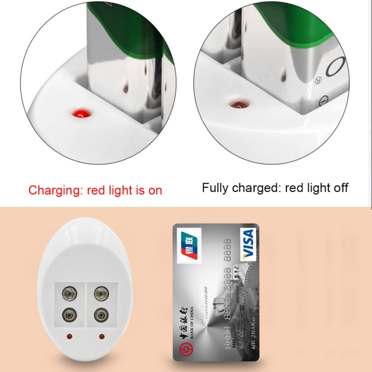 9V L-ion Rechargeable Battery 6F22 9V Lithium Batteries Charger(EU Plug ) - Consumer Electronics by buy2fix | Online Shopping UK | buy2fix