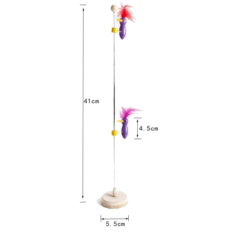 10 PCS Nodding Woodpecker Decompression Vent Children Educational Toys, Colour: Colorful Double Bird (Color Random Deilvery) - Fidget Cube by buy2fix | Online Shopping UK | buy2fix