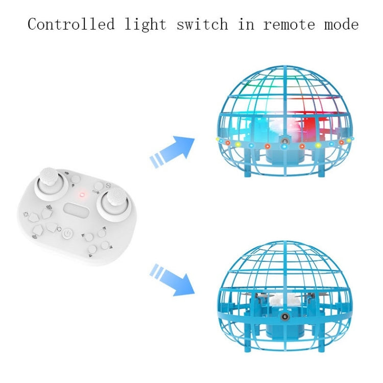 Remote Stunt Suspended Ball Induction Four-Axis Aircraft Toy For Children(Blue) - RC Aircrafts by buy2fix | Online Shopping UK | buy2fix